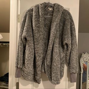 Oversized Chenille Jacket; Super Soft; XS; Perfect Condition; Black & White;$5